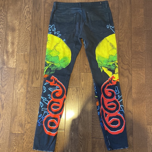 R13 x Metallica Kate Skinny Jeans - Size 25 - Picture 2 of 7